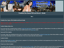 Tablet Screenshot of frankfurt-nightlife-guide.com